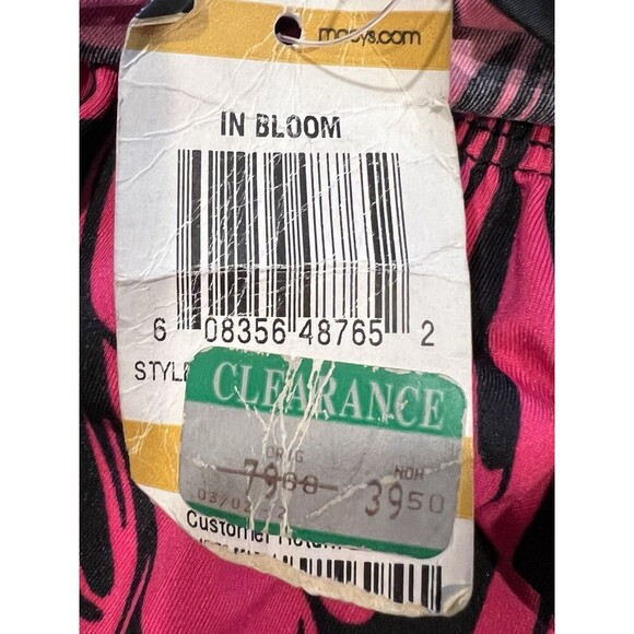 NWT INC International Concepts Womens Blouse Top Plus Size 3X Pink Black Swirl - Picture 6 of 6